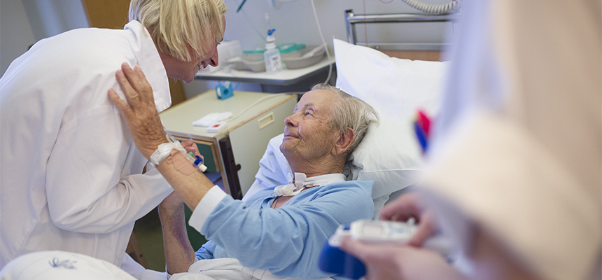 pasient og lege. Foto.