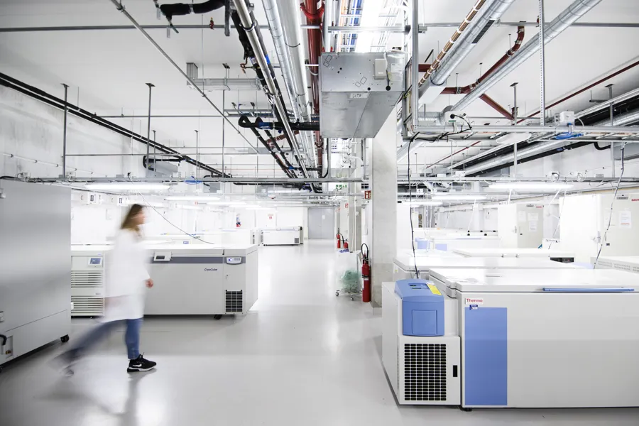 Biobanklokalet i Marie Joys' hus