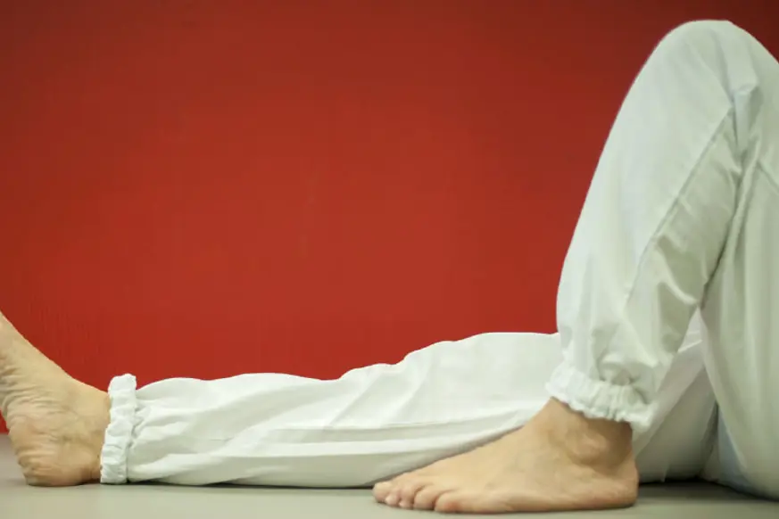 Hvilende fot, bøyt fot. Foto