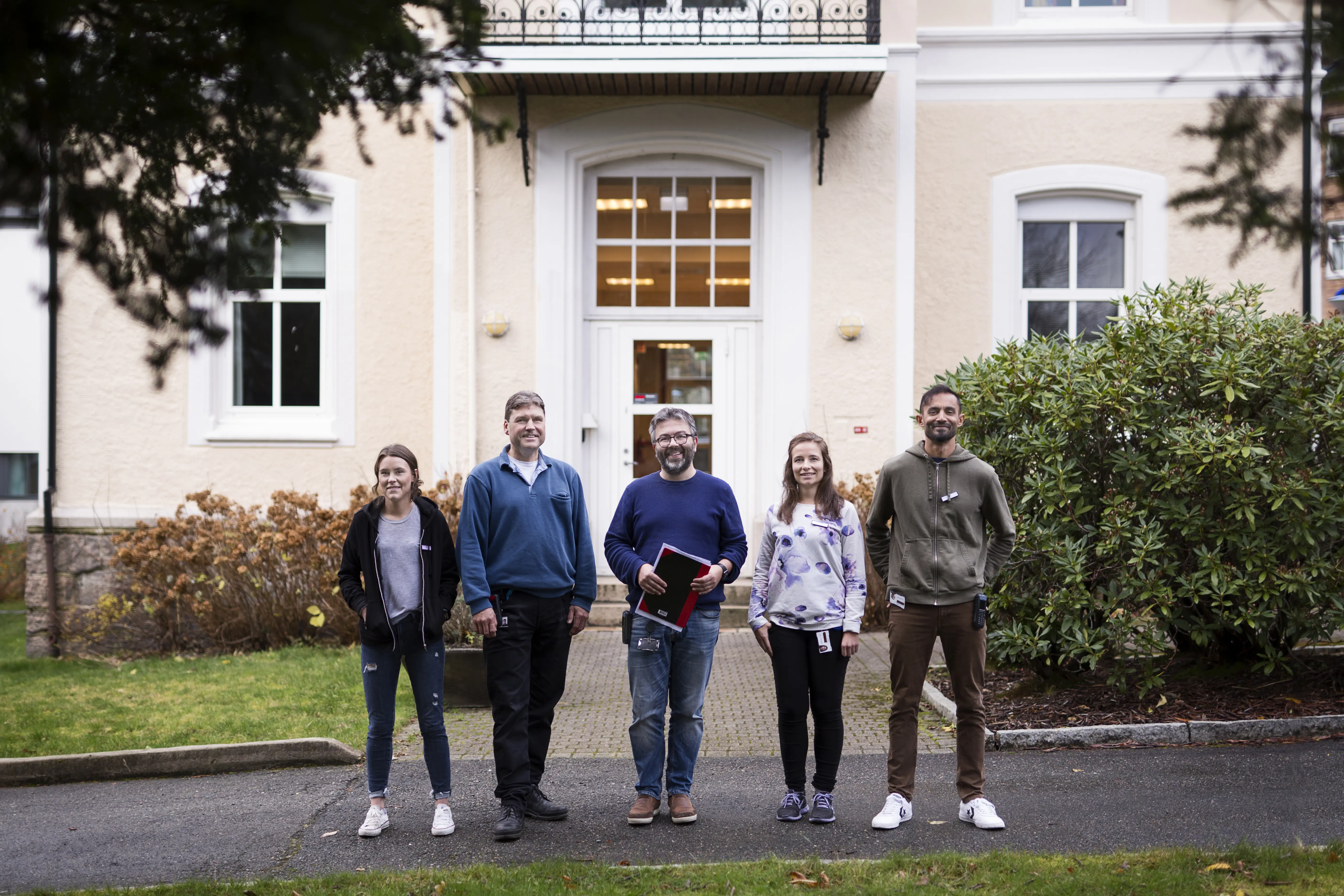 tilsette på psykiatrisk klinikk.foto