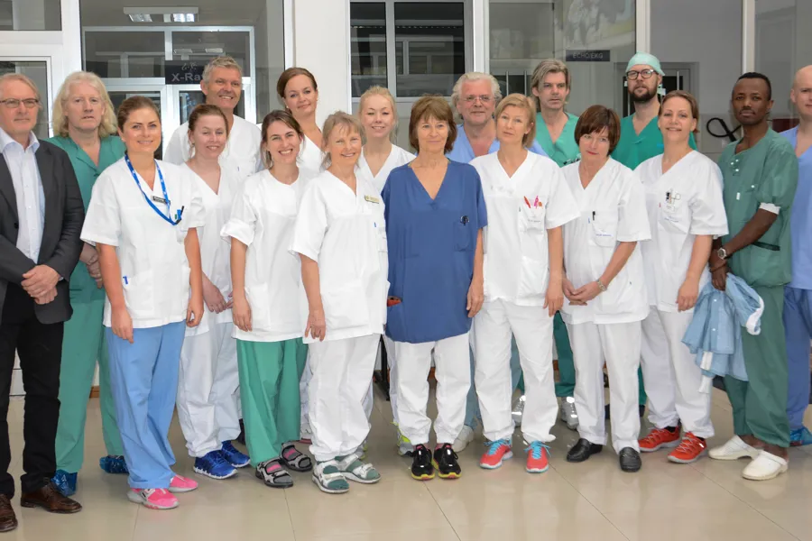 Hjarteteamet ved Black Lion Hospital