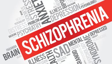 Illustrasjon. Ordsky schizophrenia.