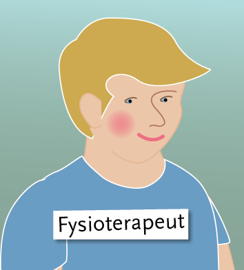 Illustrasjon av mannlig sykepleier. Grafikk