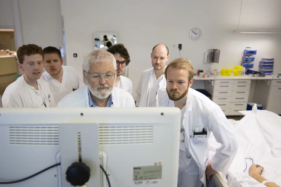 Undervisning av helsepersonell. Foto