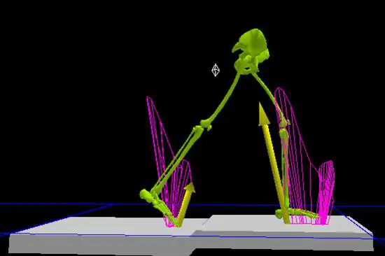 En grønn fremmed figur