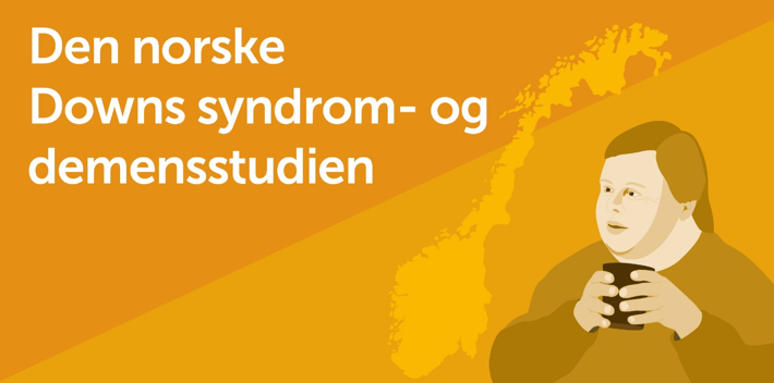 Illustrasjon Den norske Downs syndrom og demensstudien. Grafikk