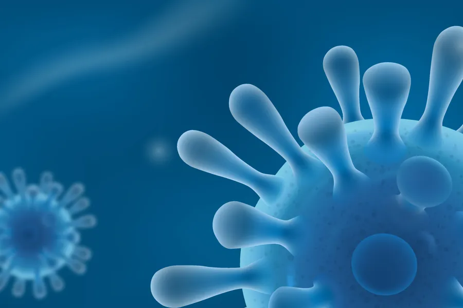 grafikk av koronavirus. illustrasjon