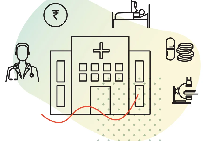 Et diagram over et hus