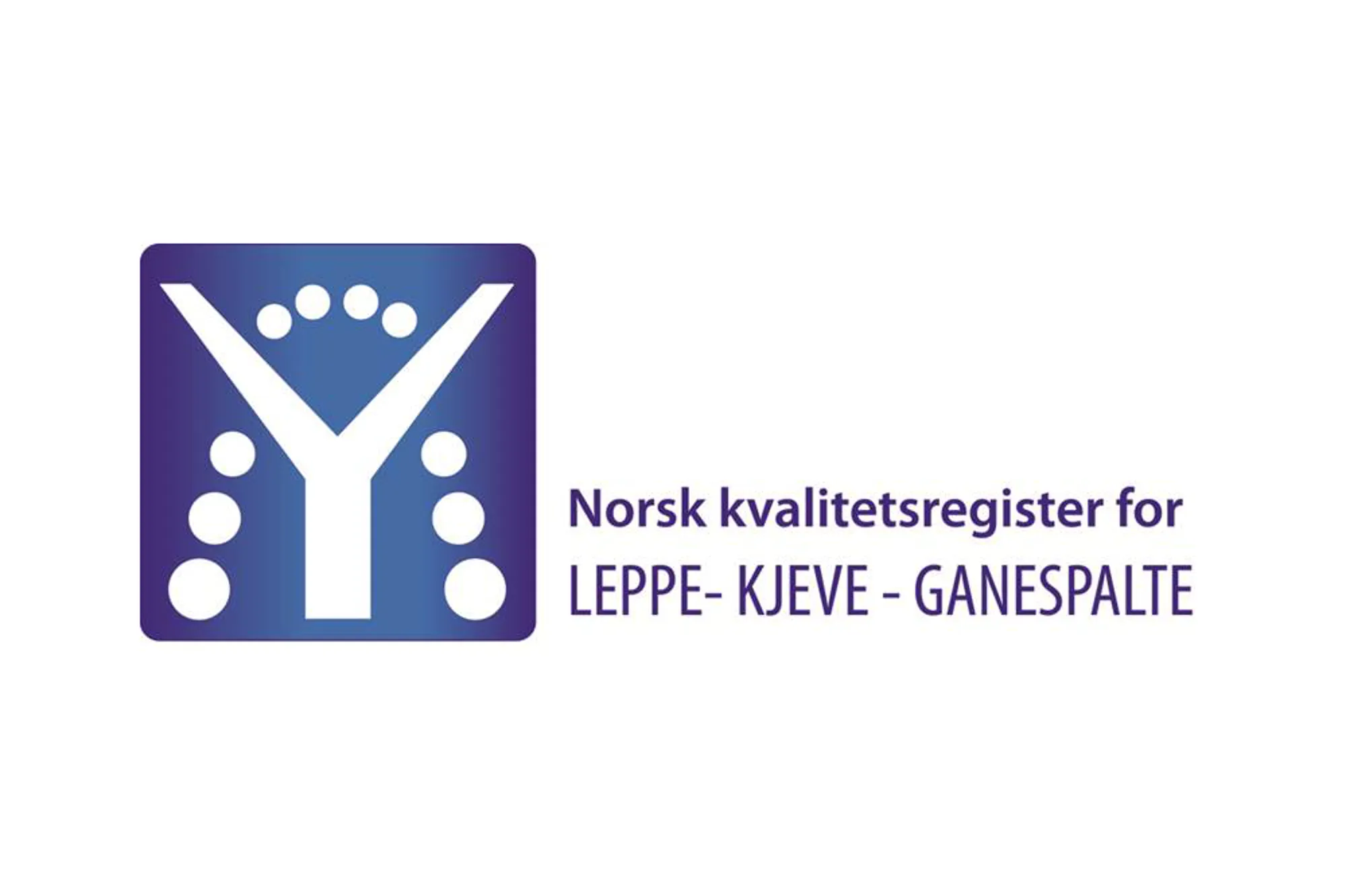 Logo Norsk kvalitetsregister for leppe-kjeve-ganespalte