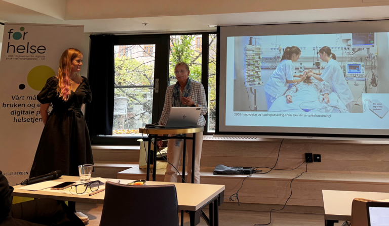 Linn Støme og Kari Kværner