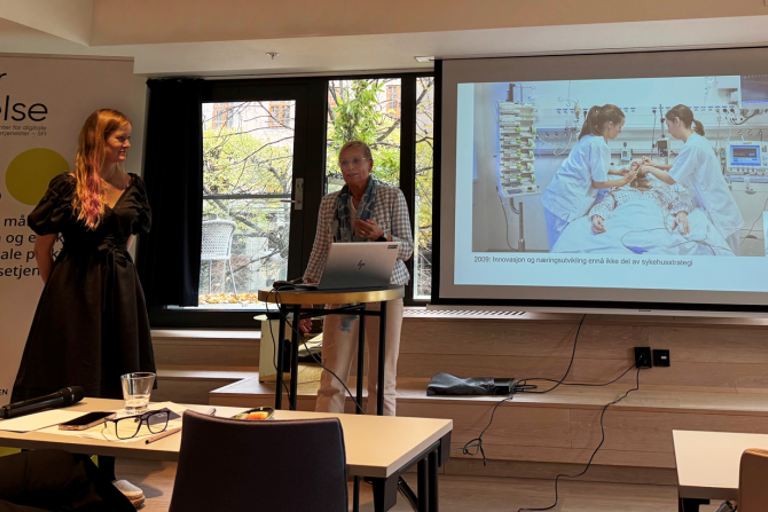 Linn Støme og Kari Kværner