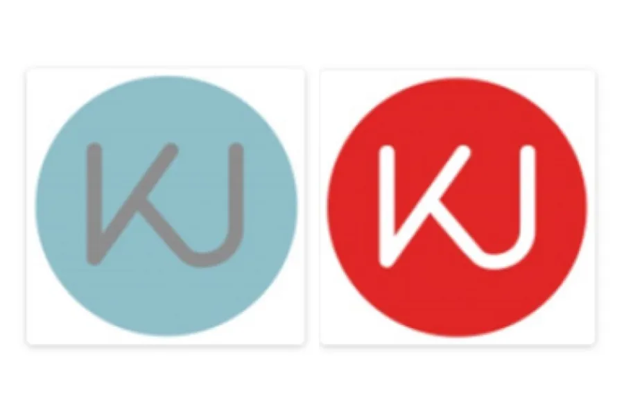 Ikon med bokstavene KJ